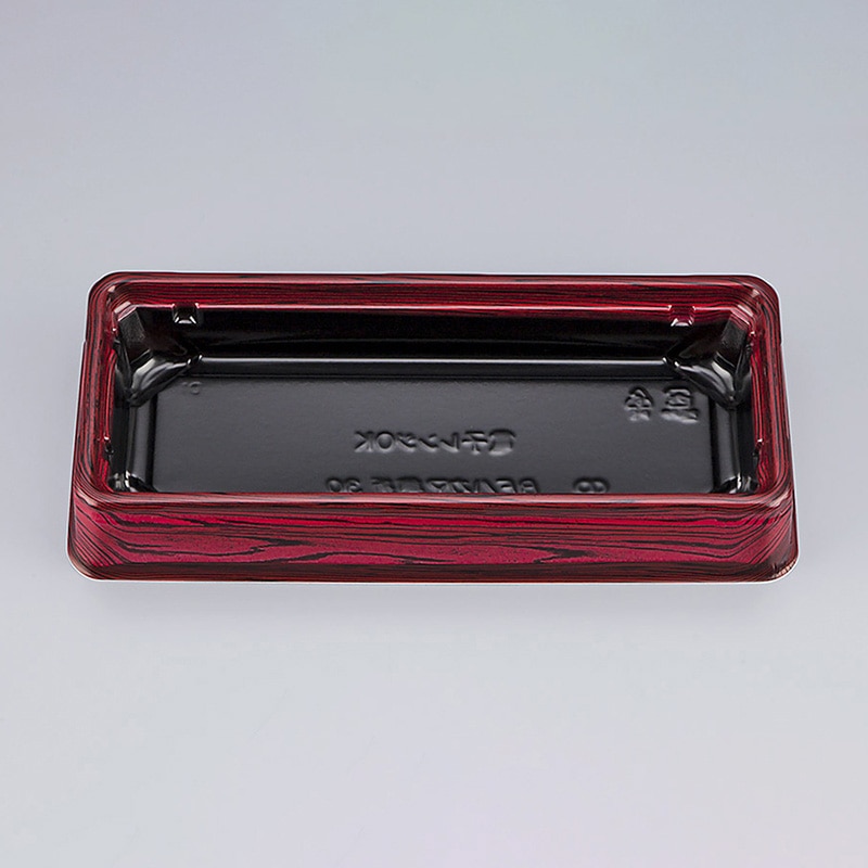 シーピー化成 寿司容器 BFハカマ集折 本体 30(N) ローズW 50枚/袋(ご注文単位16袋)【直送品】