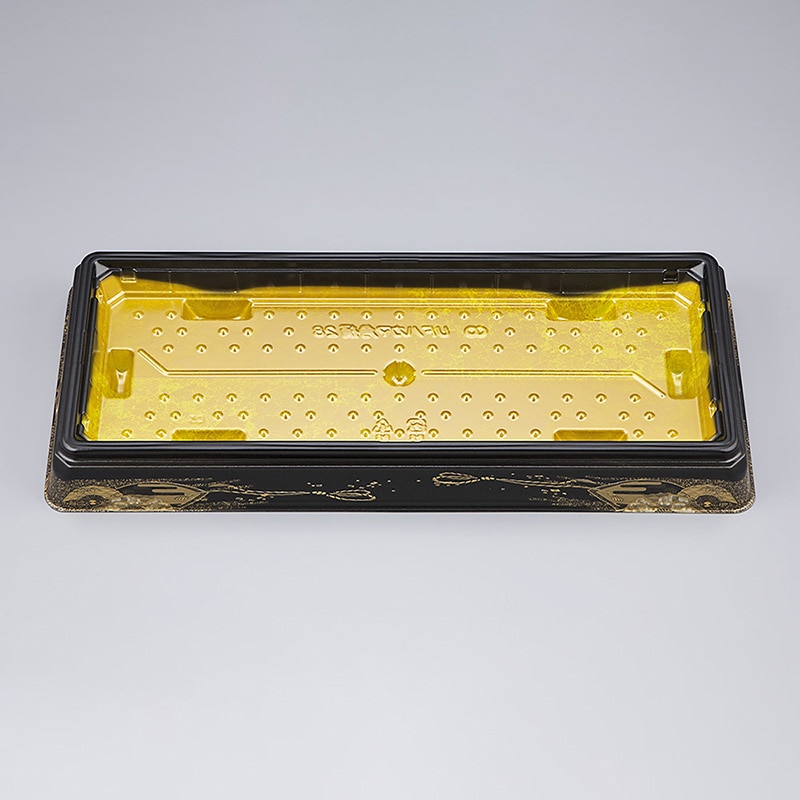 シーピー化成 寿司容器　UFハカマ角桶　本体 28（N） みやこ扇 10枚/袋（ご注文単位30袋）【直送品】