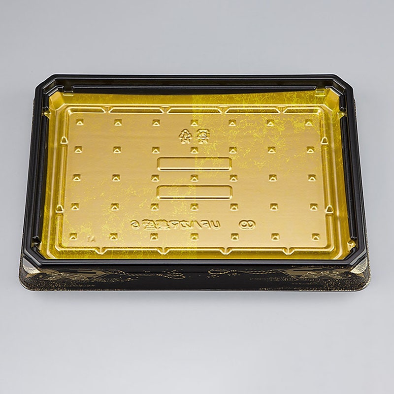 シーピー化成 刺身容器 UFハカマ集盛 本体 6(N) みやこ扇 50枚/袋(ご注文単位8袋)【直送品】