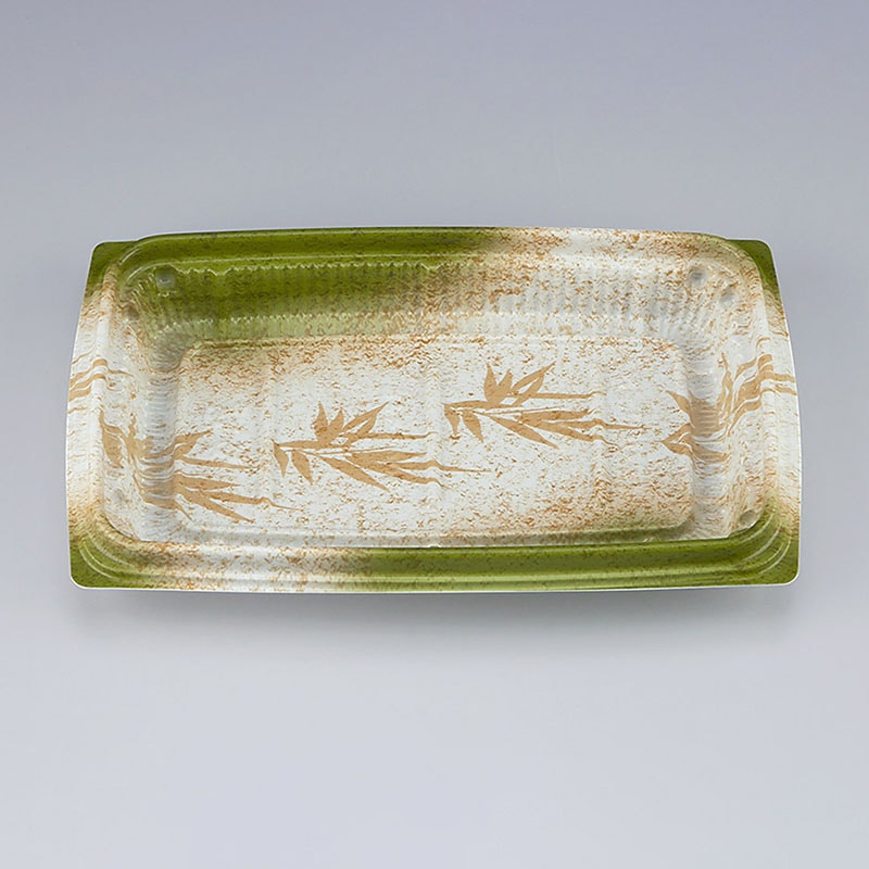 シーピー化成 惣菜容器　BFエコD　本体 37（N） 笹織部 50枚/袋（ご注文単位12袋）【直送品】