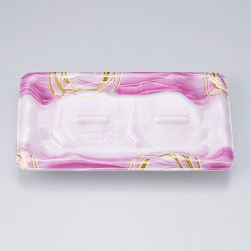 シーピー化成 刺身容器 SF磯浜 本体 2 爽涼桃 50枚/袋(ご注文単位24袋)【直送品】