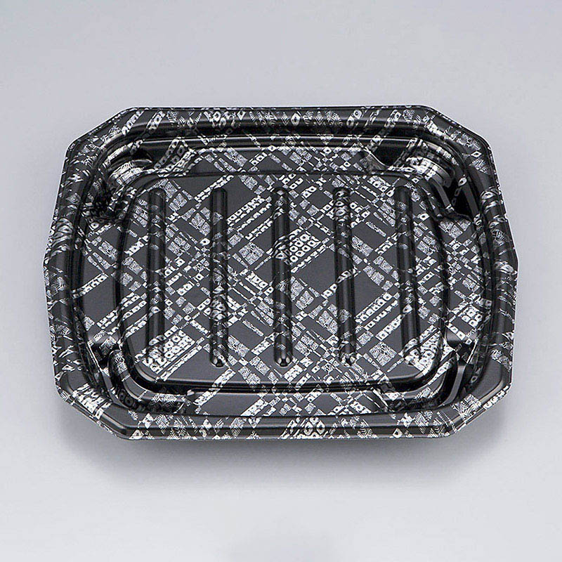 >シーピー化成 惣菜容器 TNデリカ内 本体 20 モダン黒 50枚/袋(ご注文単位12袋)【直送品】