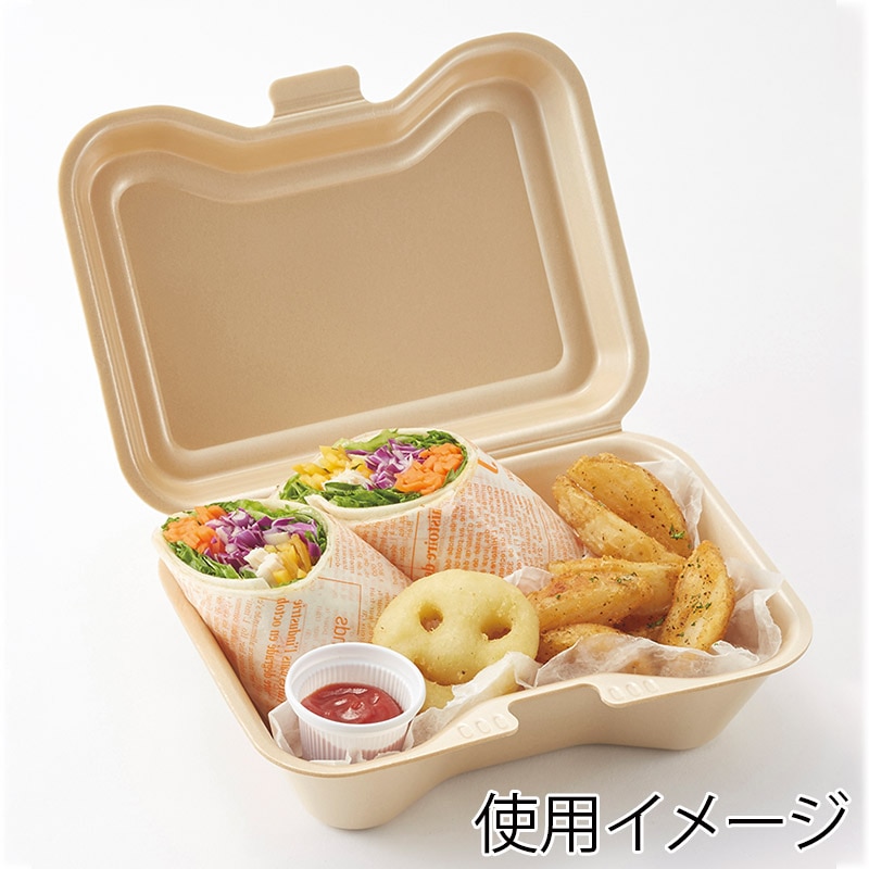 シーピー化成 食品容器 フードパック VK-610 キャメル 50枚/袋