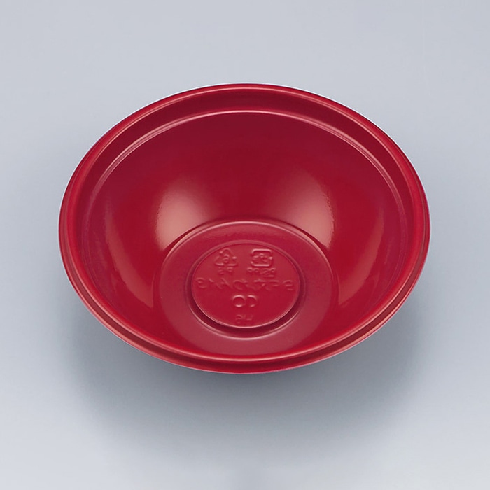 シーピー化成 お椀型容器　BF丸わん 13 朱 50枚/袋（ご注文単位24袋）【直送品】