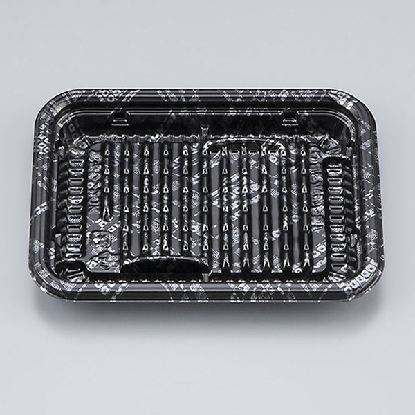 シーピー化成 揚げ物容器　BFホット　本体 51 モダン黒 50枚/袋（ご注文単位24袋）【直送品】