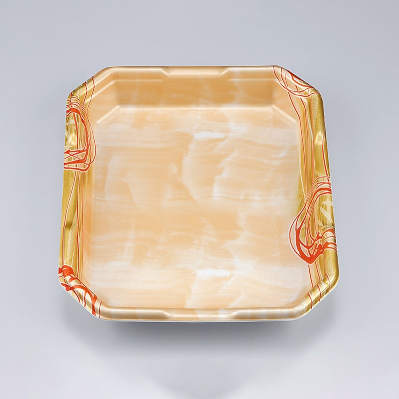 シーピー化成 精肉用トレー L-カク2.5 ゆうすい橙 50枚/袋(ご注文単位8袋)【直送品】