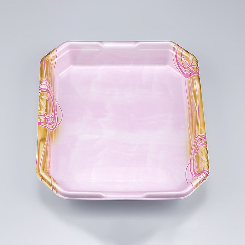 シーピー化成 精肉用トレー L-カク2.5 ゆうすい桃 50枚/袋(ご注文単位8袋)【直送品】