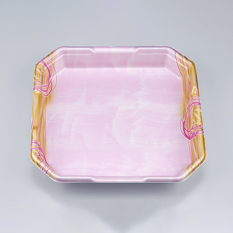 シーピー化成 精肉用トレー L-カク3 ゆうすい桃 50枚/袋(ご注文単位6袋)【直送品】