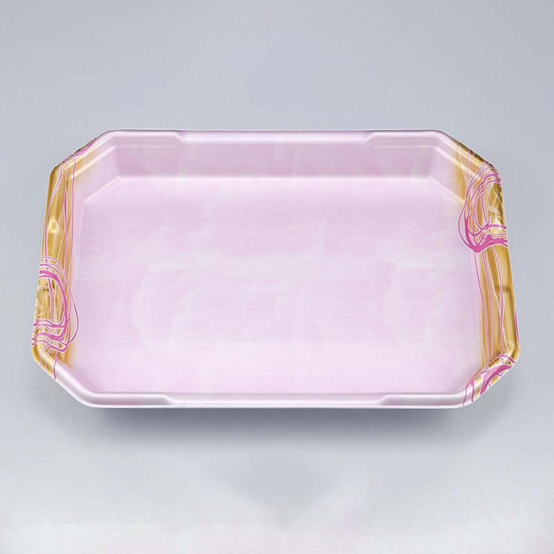 シーピー化成 精肉用トレー L-カク4 ゆうすい桃 50枚/袋(ご注文単位6袋)【直送品】