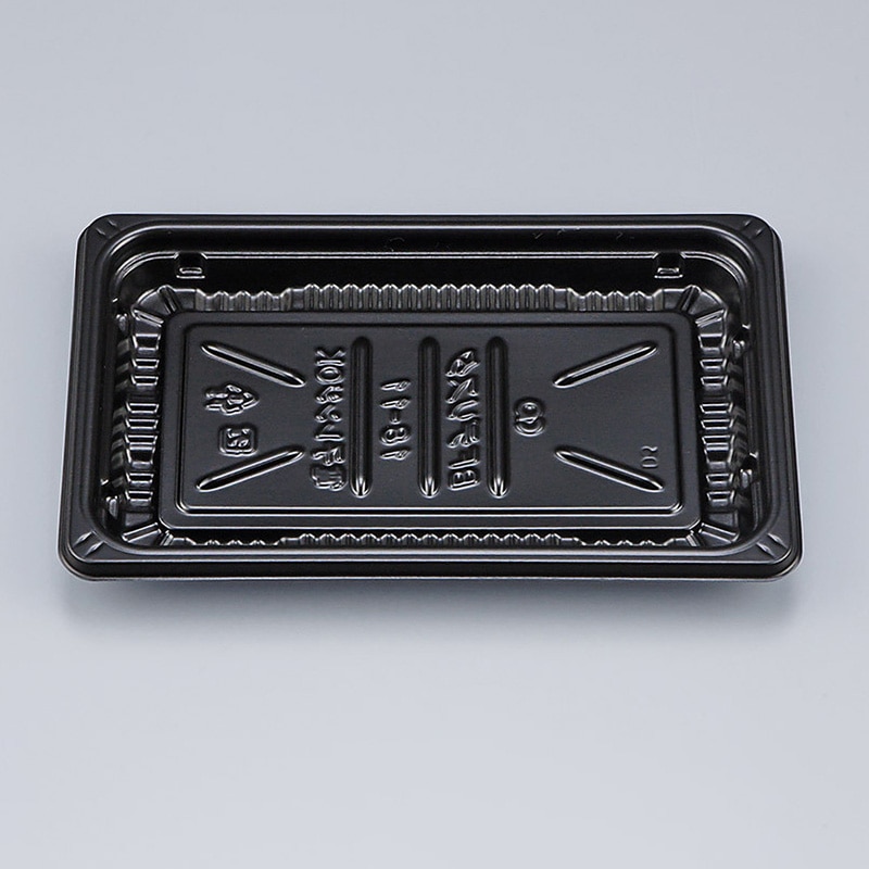 シーピー化成 惣菜容器　BFデリスタ　本体 18-11 黒 50枚/袋（ご注文単位24袋）【直送品】