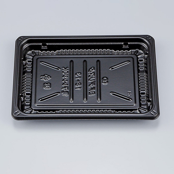 シーピー化成 惣菜容器　BFデリスタ　本体 18-13 黒 50枚/袋（ご注文単位18袋）【直送品】