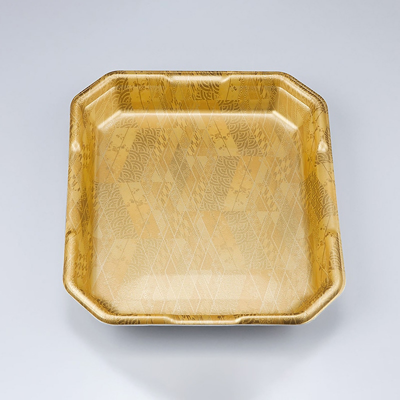 >シーピー化成 精肉用トレー L-カク2.5 真田金 50枚/袋(ご注文単位8袋)【直送品】