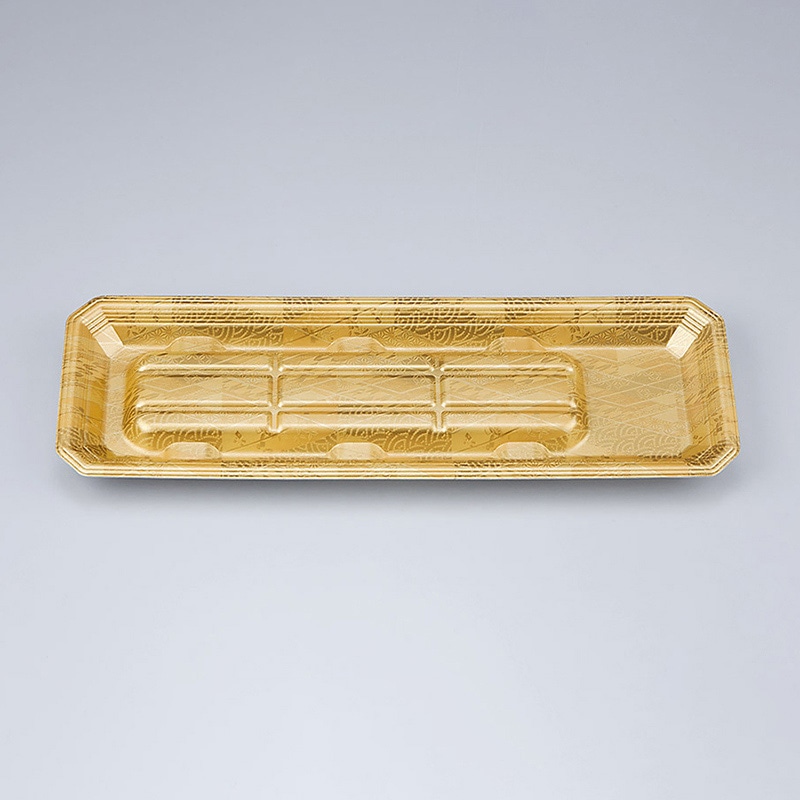 シーピー化成 うなぎ用トレー　新匠-ウナギ 30-10 真田金 50枚/袋（ご注文単位20袋）【直送品】