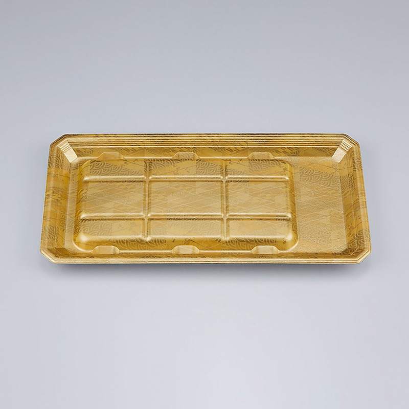 シーピー化成 うなぎ用トレー　新匠-ウナギ 30-15 真田金 50枚/袋（ご注文単位16袋）【直送品】