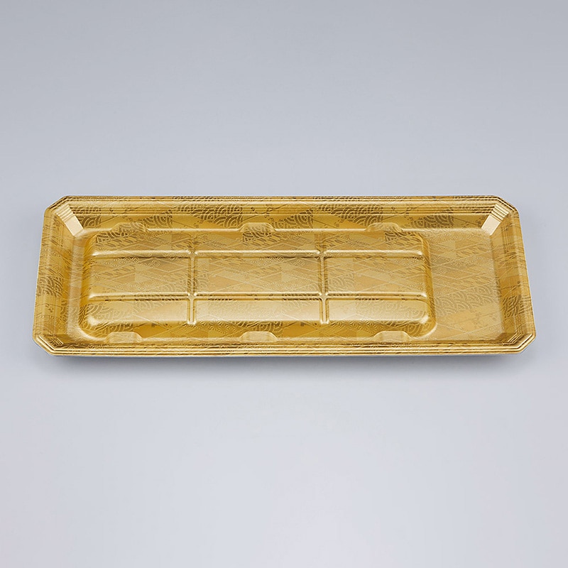 シーピー化成 うなぎ用トレー　新匠-ウナギ 33-14 真田金 50枚/袋（ご注文単位16袋）【直送品】