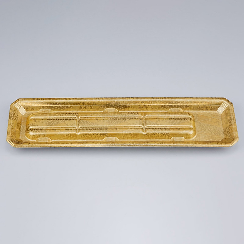 シーピー化成 うなぎ用トレー　新匠-ウナギ 37-10 真田金 50枚/袋（ご注文単位20袋）【直送品】