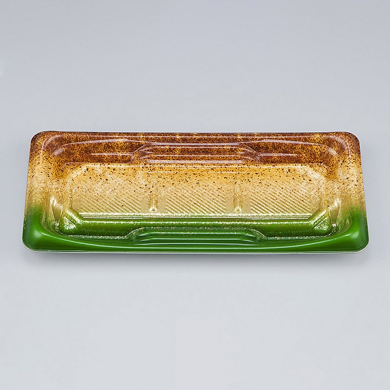 >シーピー化成 刺身容器 SFうま盛 本体 3 柚子葉 50枚/袋(ご注文単位20袋)【直送品】