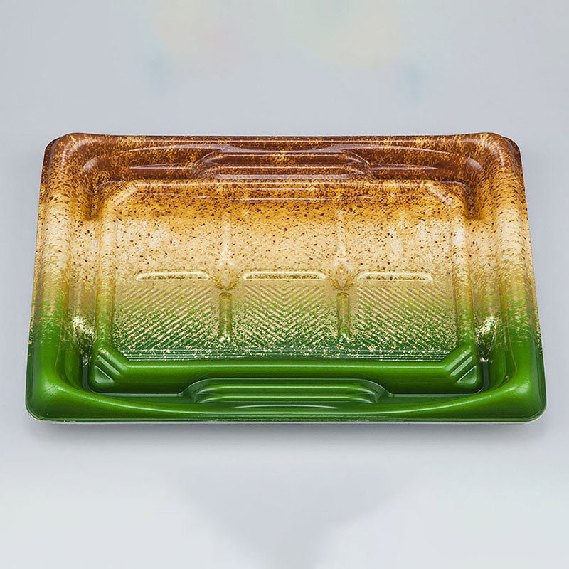 >シーピー化成 刺身容器 SFうま盛 本体 6 柚子葉 50枚/袋(ご注文単位12袋)【直送品】