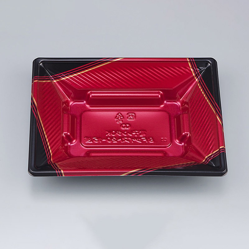 シーピー化成 弁当容器 BFツイスト 本体 20-15浅 トレブルR 50枚/袋(ご注文単位18袋)【直送品】