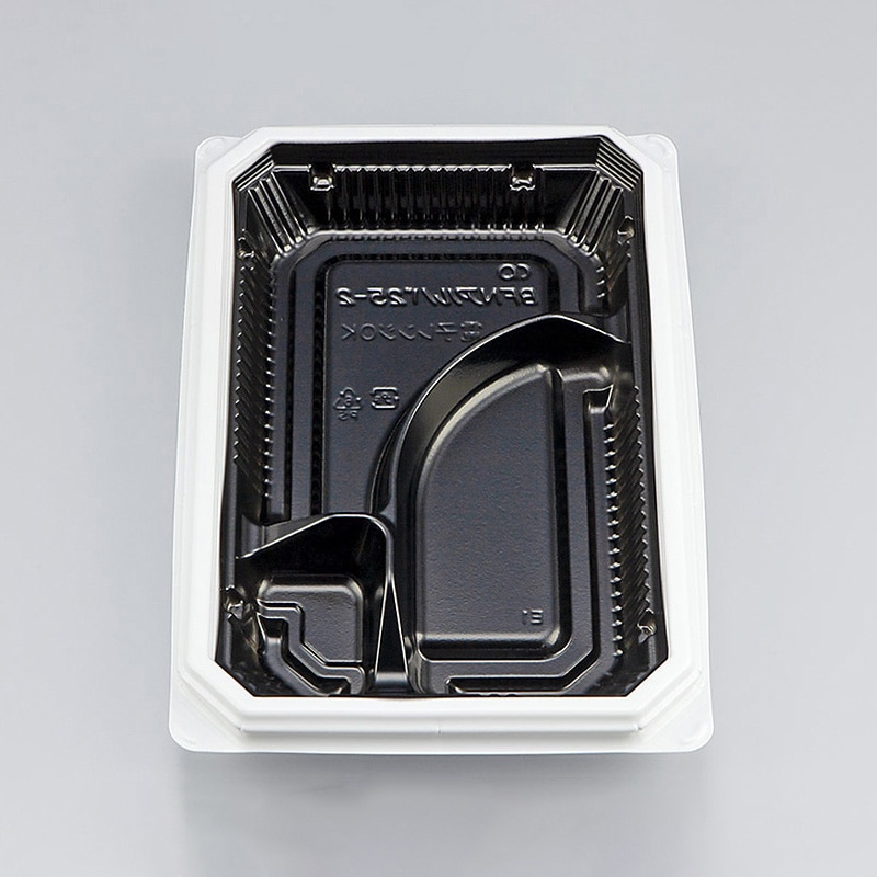 シーピー化成 弁当容器　BFNアルバ　本体 25-2 BW 50枚/袋（ご注文単位12袋）【直送品】