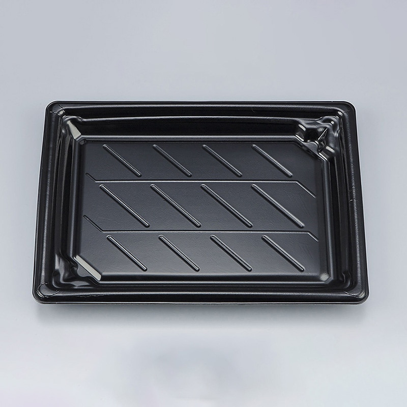 シーピー化成 寿司容器　SF和角　本体 35 黒 50枚/袋（ご注文単位12袋）【直送品】