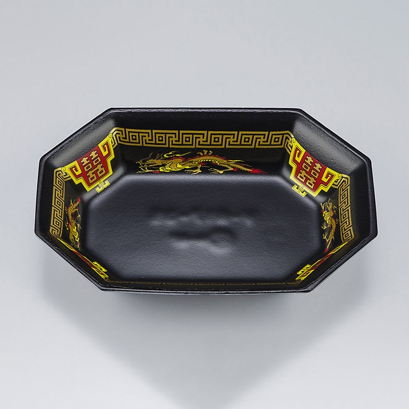 シーピー化成 惣菜用トレー V-617-35 飛龍黒 50枚/袋(ご注文単位10袋)【直送品】