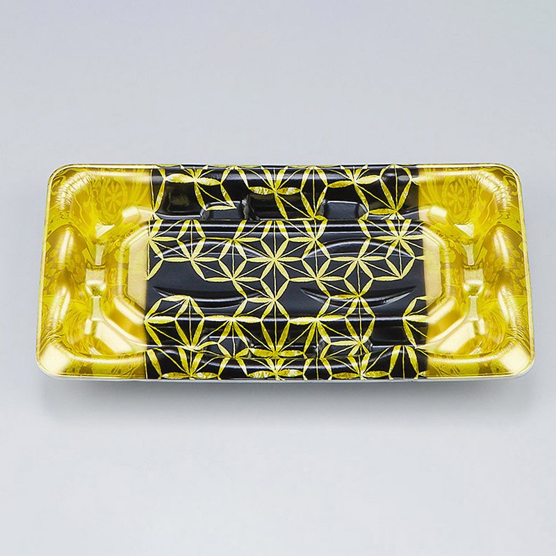 シーピー化成 刺身容器 SF磯浜 本体 2平 網糸金 50枚/袋(ご注文単位24袋)【直送品】