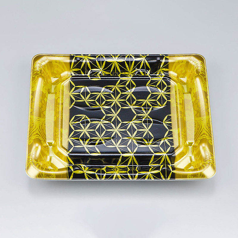 シーピー化成 刺身容器 SF磯浜 本体 4L平 網糸金 50枚/袋(ご注文単位12袋)【直送品】