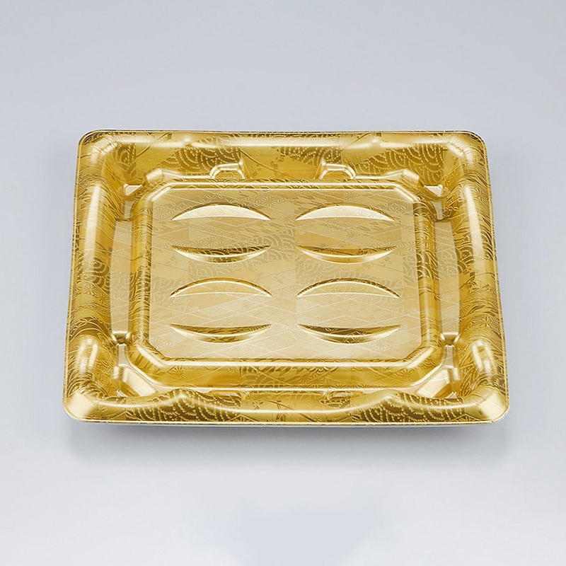 シーピー化成 刺身容器 SF磯浜 本体 4L平 真田金 50枚/袋(ご注文単位12袋)【直送品】