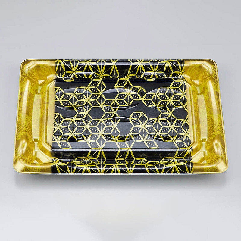 シーピー化成 刺身容器　SF磯浜　本体 6平 網糸金 50枚/袋（ご注文単位12袋）【直送品】