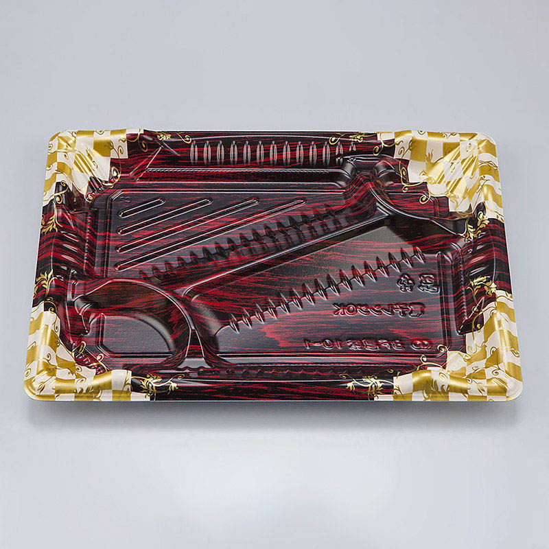 シーピー化成 弁当容器 BF恵味 本体 10-1(N) ダミエ 50枚/袋(ご注文単位12袋)【直送品】