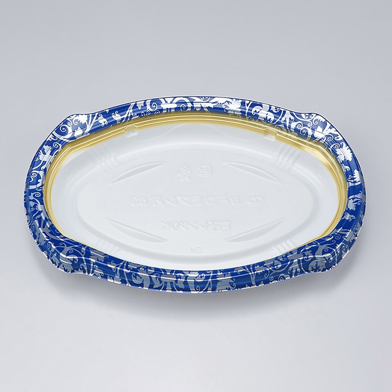 シーピー化成 プレート容器　BFコモプレ内　本体 63 レガロ 50枚/袋（ご注文単位16袋）【直送品】