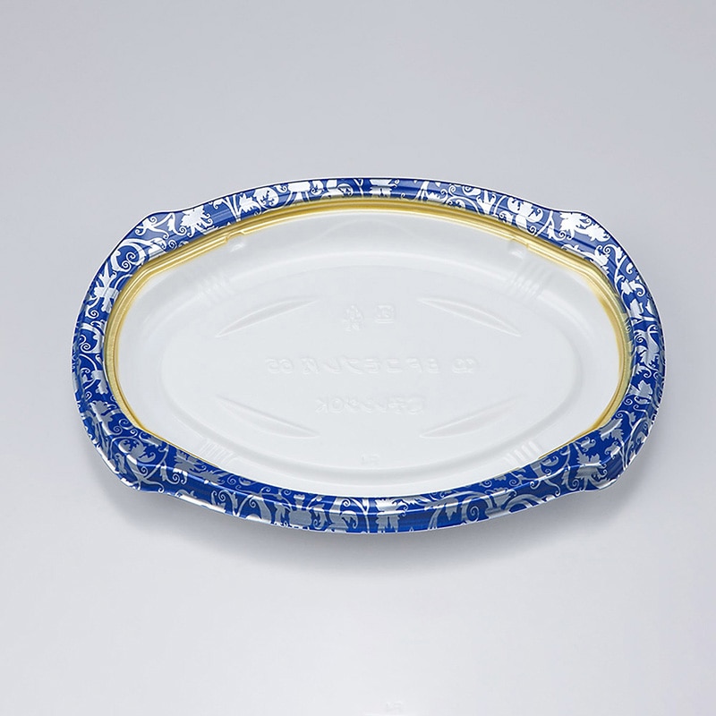 シーピー化成 プレート容器　BFコモプレ内　本体 65 レガロ 50枚/袋（ご注文単位12袋）【直送品】