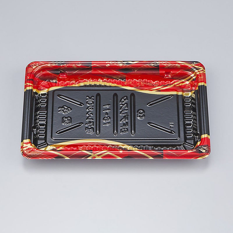 シーピー化成 惣菜容器　BFデリスタ　本体 18-11 絹小町赤 50枚/袋（ご注文単位24袋）【直送品】