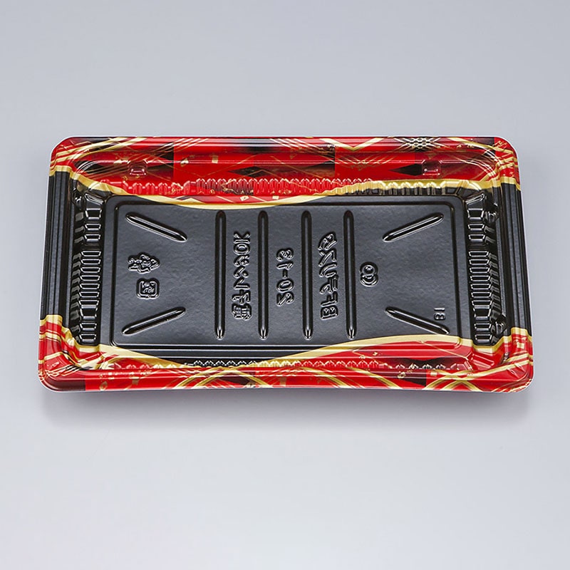 シーピー化成 惣菜容器　BFデリスタ　本体 20-13 絹小町赤 50枚/袋（ご注文単位16袋）【直送品】