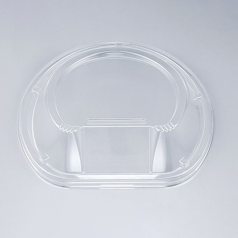 シーピー化成 弁当容器 BFツイスト半月 外嵌合蓋 半月4 50枚/袋(ご注文単位16袋)【直送品】