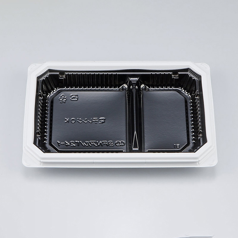 シーピー化成 弁当容器 BFNアルバ 本体 24-1 BW 50枚/袋(ご注文単位16袋)【直送品】