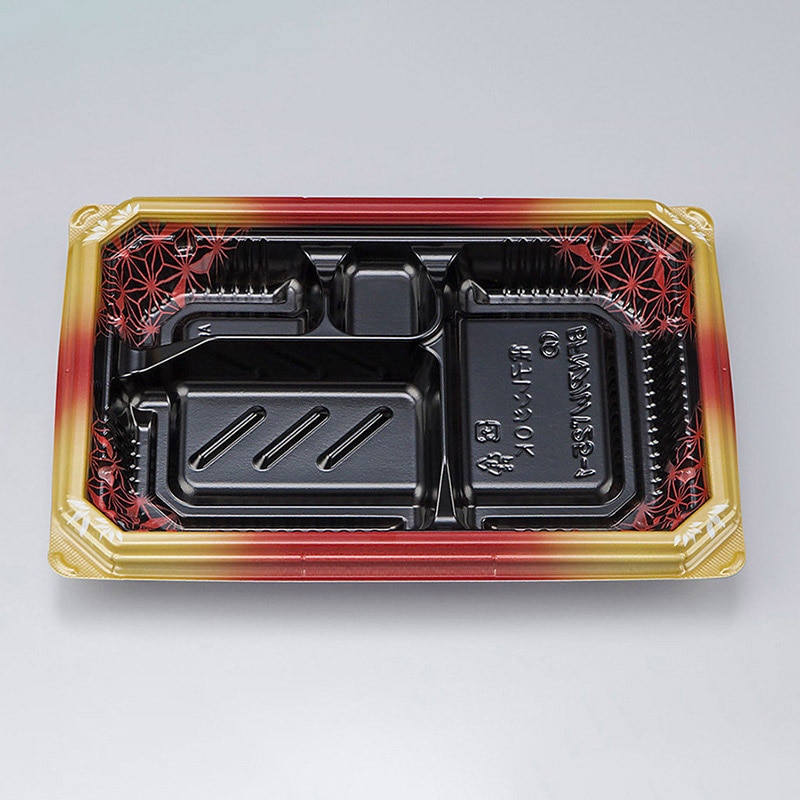 シーピー化成 弁当容器 BFNアルバ 本体 25-1 晶葉 50枚/袋(ご注文単位12袋)【直送品】