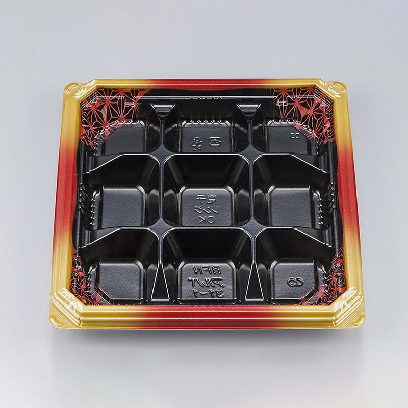 シーピー化成 弁当容器 BFNアルバ 本体 31-1 晶葉 50枚/袋(ご注文単位8袋)【直送品】