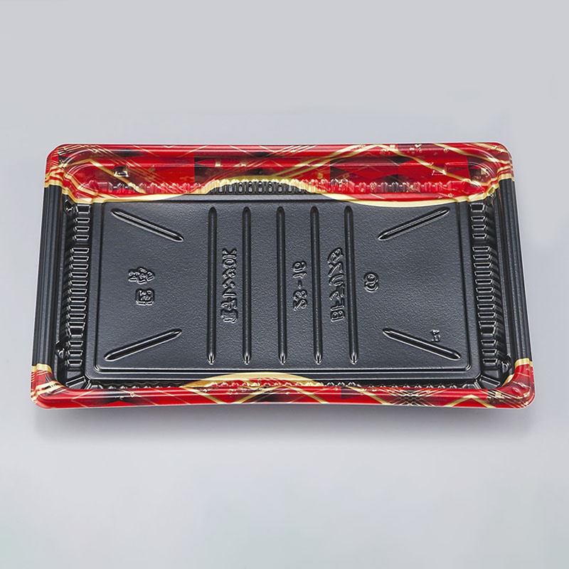 シーピー化成 惣菜容器　BFデリスタ　本体 23-16 絹小町赤 50枚/袋（ご注文単位12袋）【直送品】