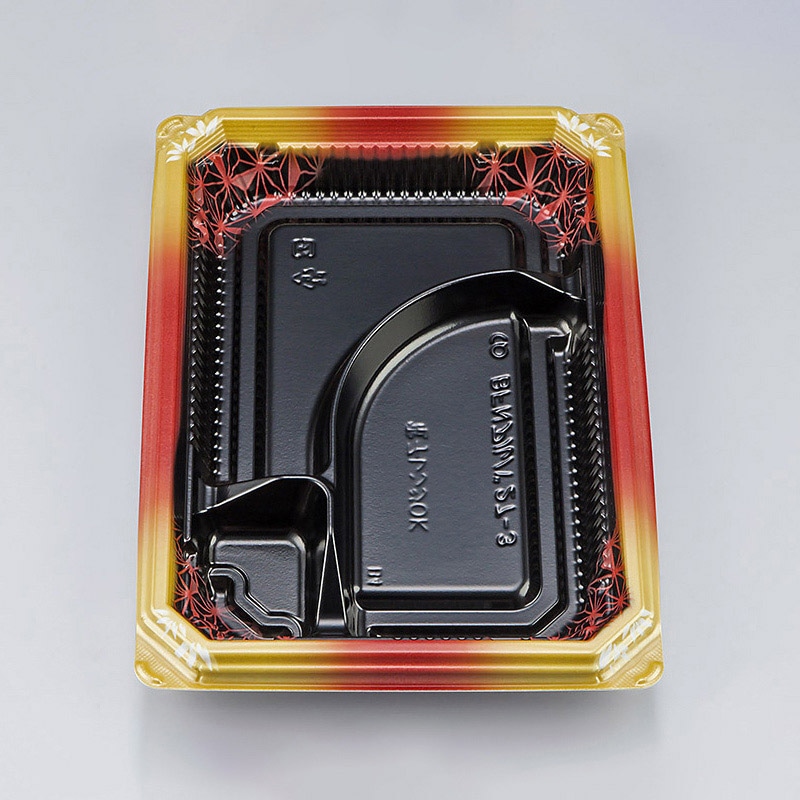 シーピー化成 弁当容器 BFNアルバ 本体 27-3 晶葉 50枚/袋(ご注文単位12袋)【直送品】