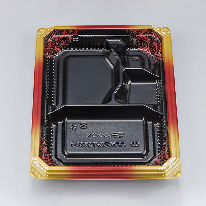 シーピー化成 弁当容器 BFNアルバ 本体 28S-1 晶葉 50枚/袋(ご注文単位12袋)【直送品】