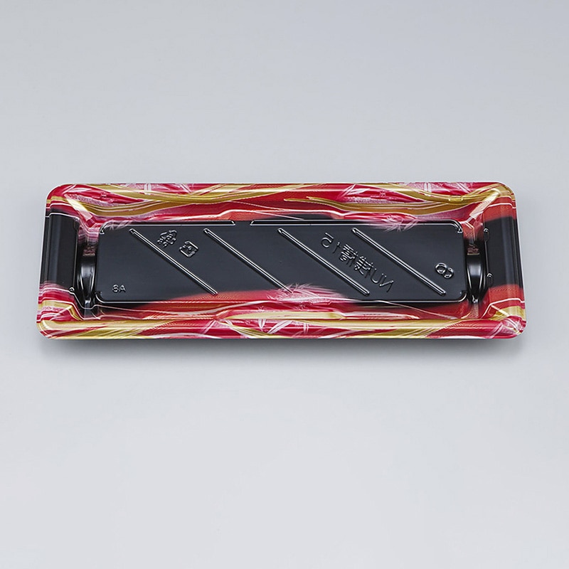 シーピー化成 寿司容器 NU桟橋 本体 15 そよ風赤 50枚/袋(ご注文単位20袋)【直送品】