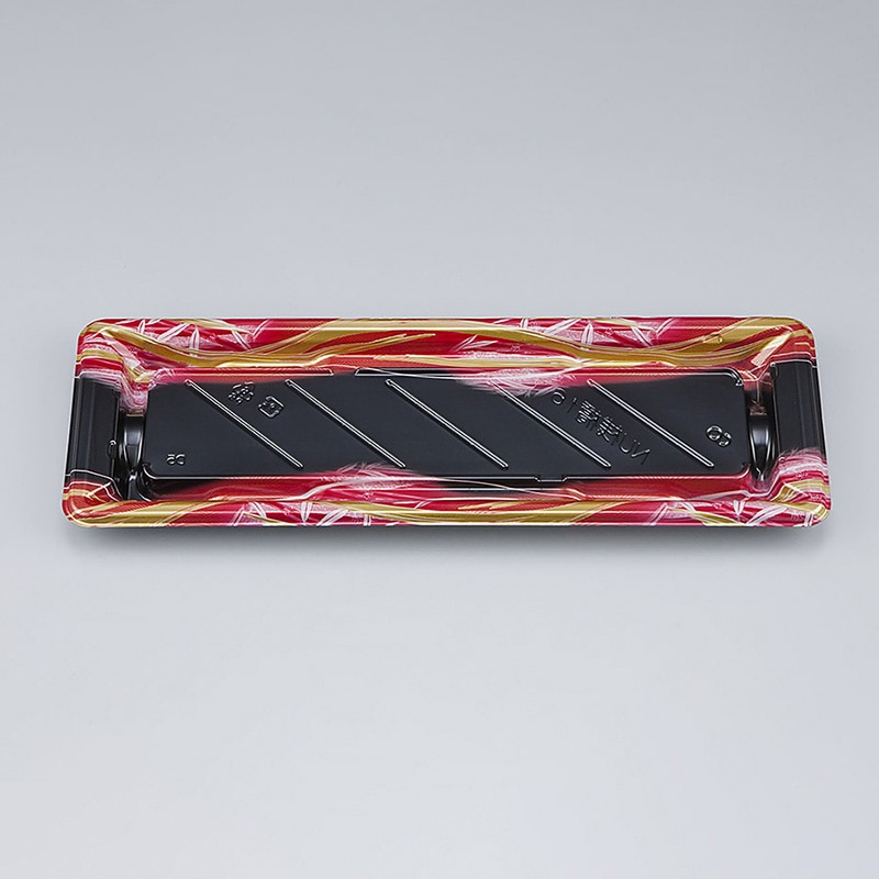 シーピー化成 寿司容器　NU桟橋　本体 16 そよ風赤 50枚/袋（ご注文単位20袋）【直送品】