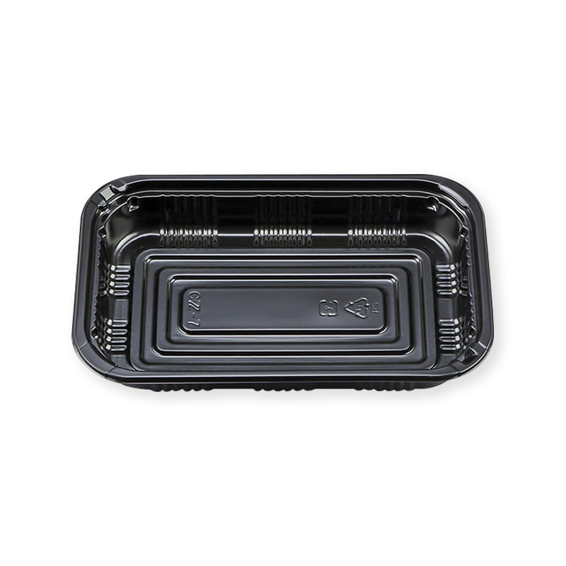 シーピー化成 惣菜容器 CZ-7 BS黒 本体 50枚/袋