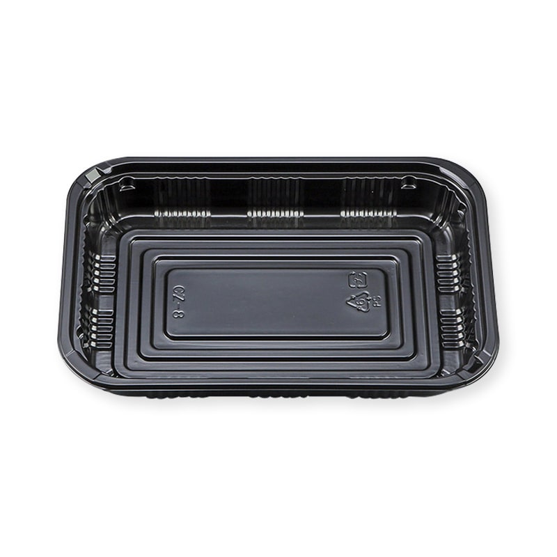 シーピー化成 惣菜容器 CZ-8 BS黒 本体 50枚/袋