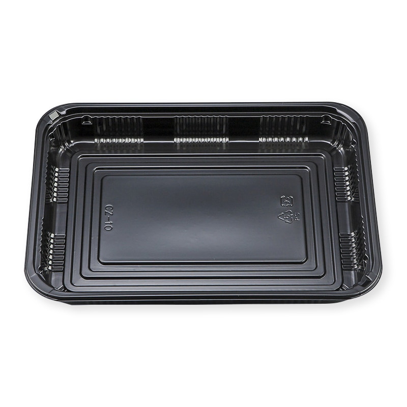 シーピー化成 惣菜容器 CZ-10 BS黒 本体 50枚/袋