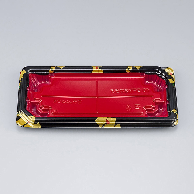 >シーピー化成 米飯容器 BFNたわら 本体 5 輪島内赤 50枚/袋(ご注文単位12袋)【直送品】