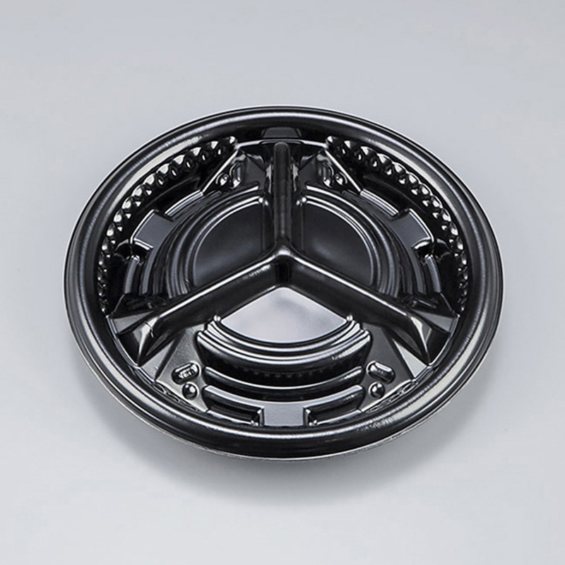 シーピー化成 オードブル容器　SFソワレ　本体 20 黒 25枚/袋（ご注文単位18袋）【直送品】