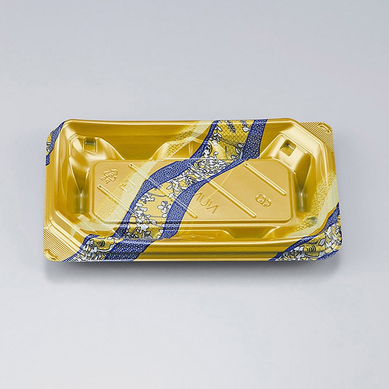 シーピー化成 寿司容器 NUN鞆 本体 13 さや波 50枚/袋(ご注文単位24袋)【直送品】